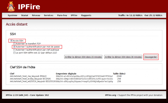 IpFire_SSH